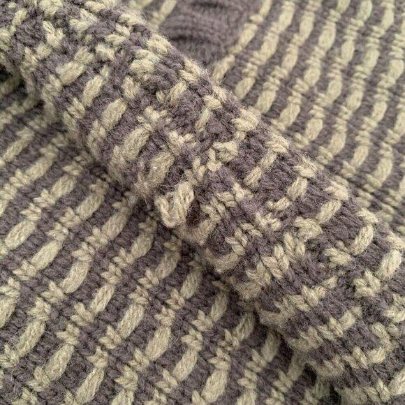 Cabi Wool Blend Coatagan Womens Medium Green Embroidered Pockets Hood Zip Close - Picture 14 of 14